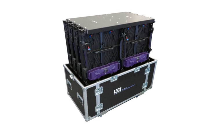 Touring Case schräg mit LED-Module